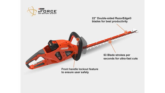 ECHO Cordless Hedge Clippers without Battery (DHC-2300)