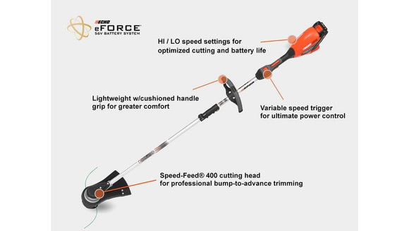 ECHO Cordless Brush Cutter without Battery (DSRM-2100)