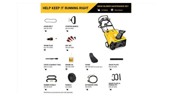 Cub Cadet 1X 21" LHP Snow Blower (31PM2T6C710)