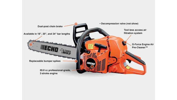 ECHO CS-590 - 24 in. Timber Wolf
